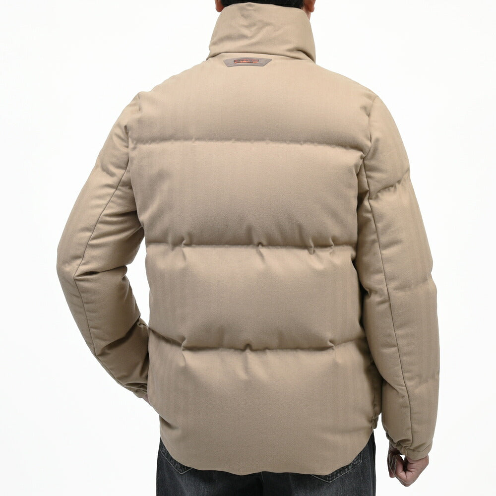 SEASE(シーズ)TRIBECA DOWN JACKET ウォーターレペレントコットンカシミアヘリンボーンスタンドカラーダウンブルゾン OP037TN480 14062004039