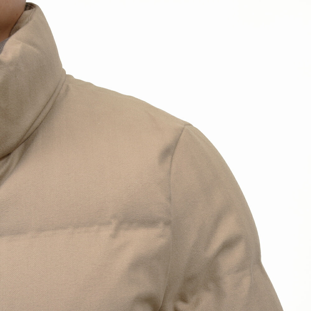 SEASE(シーズ)TRIBECA DOWN JACKET ウォーターレペレントコットンカシミアヘリンボーンスタンドカラーダウンブルゾン OP037TN480 14062004039