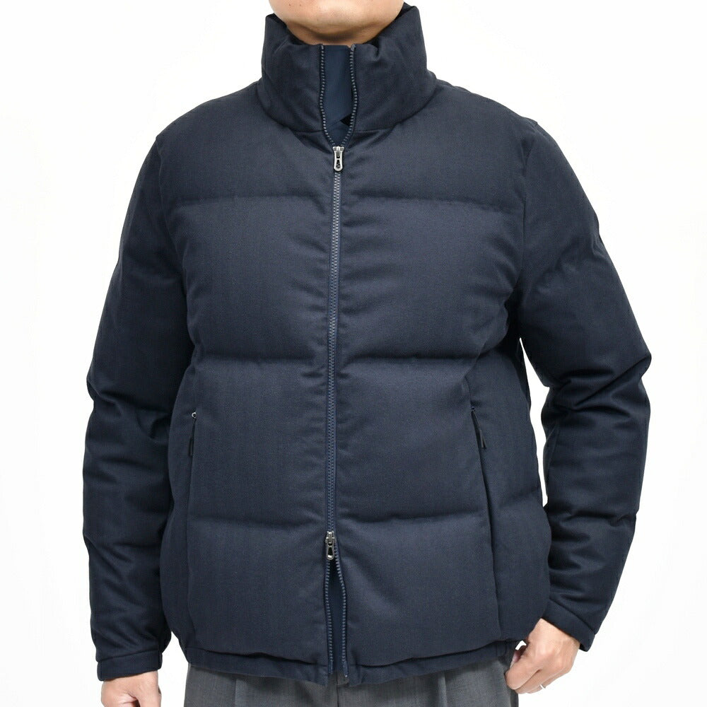 SEASE(シーズ)TRIBECA DOWN JACKET ウォーターレペレントコットンカシミアヘリンボーンスタンドカラーダウンブルゾン OP037TN480 14062004039