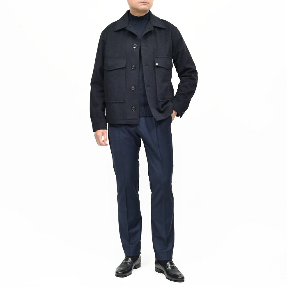 TAGLIATORE(タリアトーレ) ADIBアディブ LoroPianaウールフランネルショートブルゾン 010103 14062015054