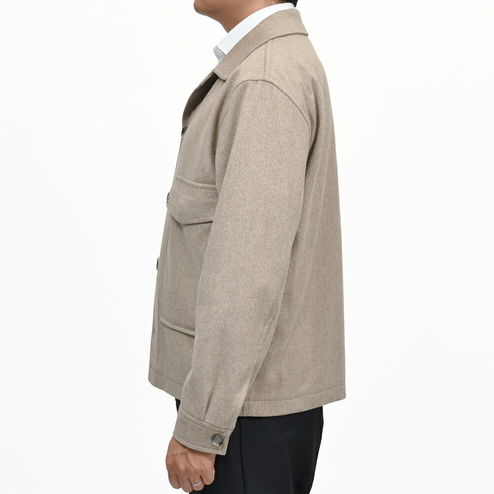 TAGLIATORE(タリアトーレ) ADIBアディブ LoroPianaウールフランネルショートブルゾン 010103 14062015054