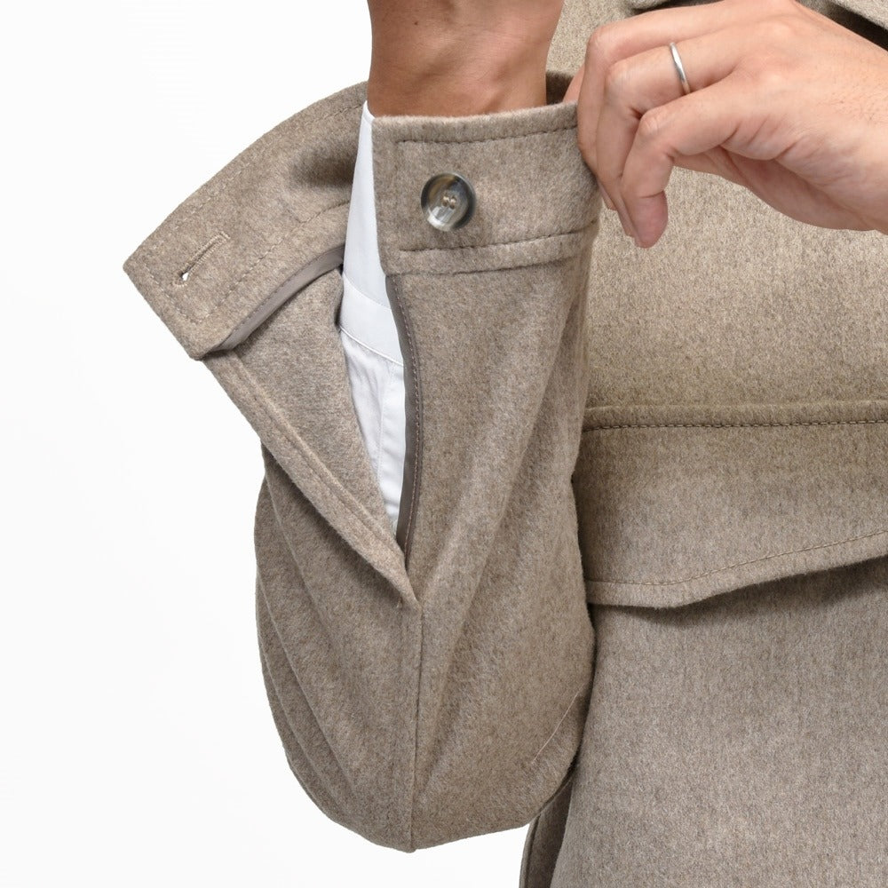 HERNO(ヘルノ) RESORTリゾート エコファー×リブニットスタンドカラージップブルゾン MC00057UR-70188 14062600132