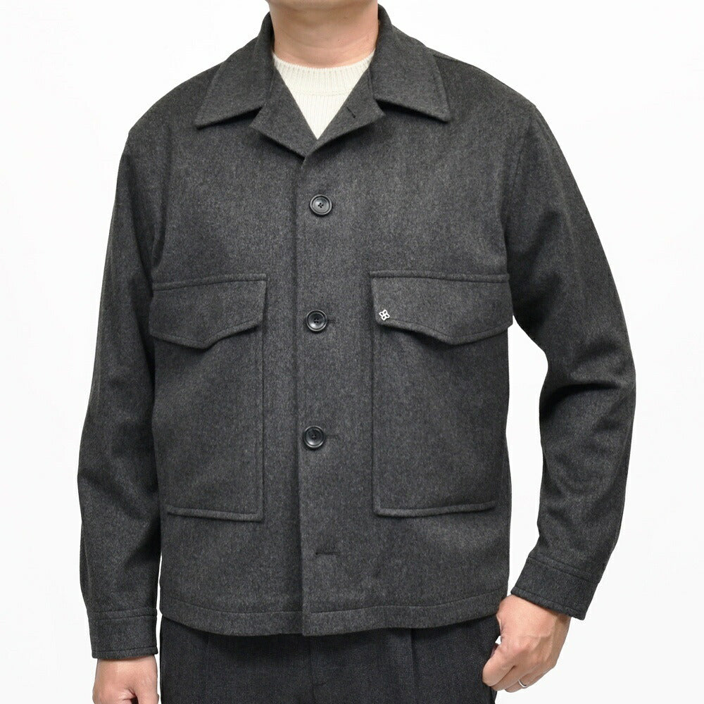 TAGLIATORE(タリアトーレ) ADIBアディブ LoroPianaウールフランネルショートブルゾン 010103 14062015054