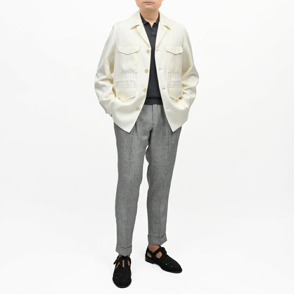 LARDINI(ラルディーニ) NOSHナッシュ レーヨンシルクフィールドジャケット 6116-4NOSH6418 14065000109