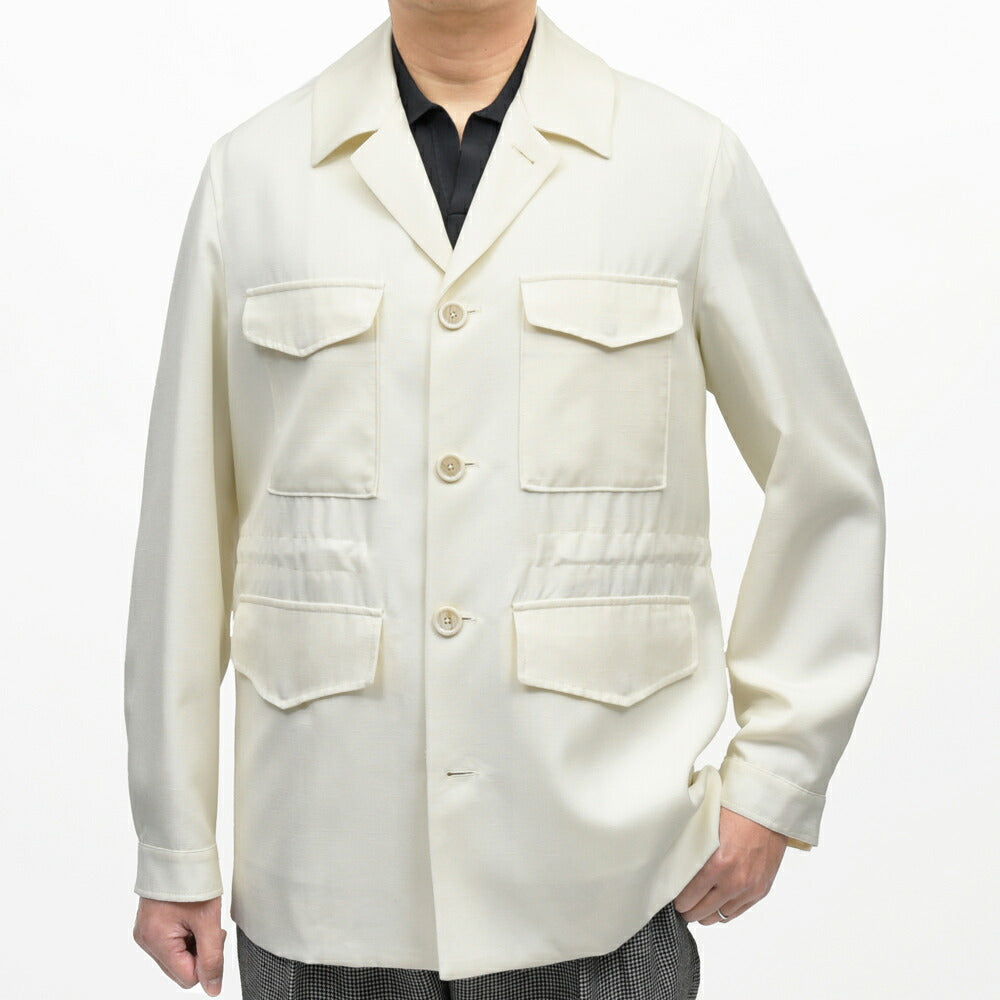 LARDINI(ラルディーニ) NOSHナッシュ レーヨンシルクフィールドジャケット 6116-4NOSH6418 14065000109