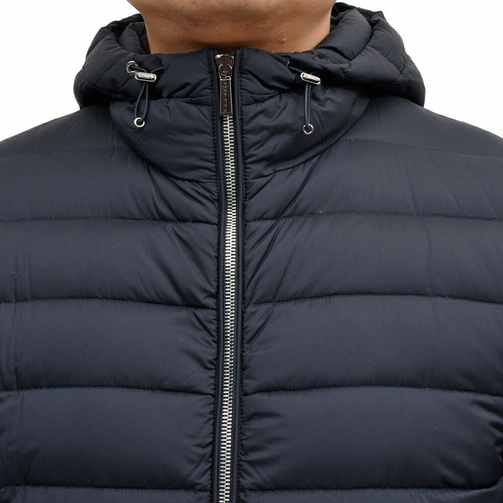 MOORER(ムーレー)CATALDI-S3 ストレッチナイロンダウンフーディーブルゾン 258-41810 14066000052