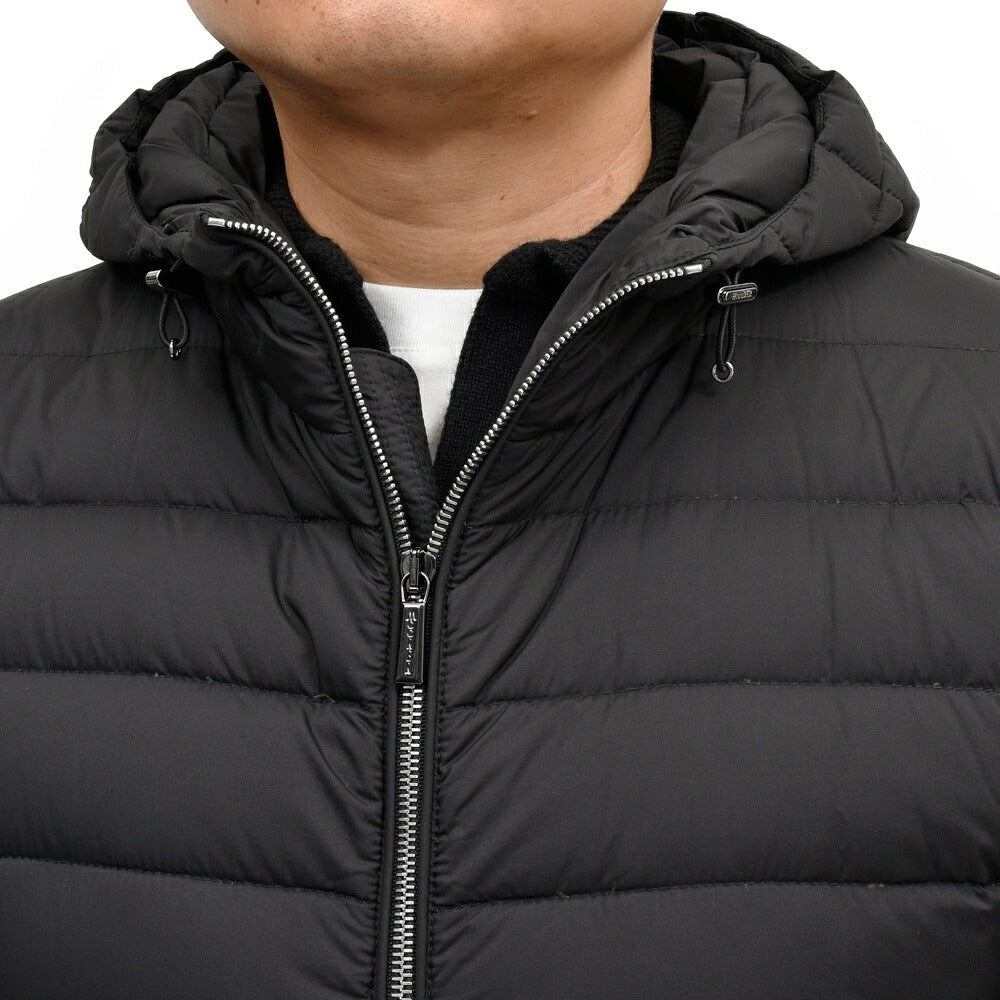 MOORER(ムーレー)CATALDI-S3 ストレッチナイロンダウンフーディーブルゾン 258-41810 14066000052