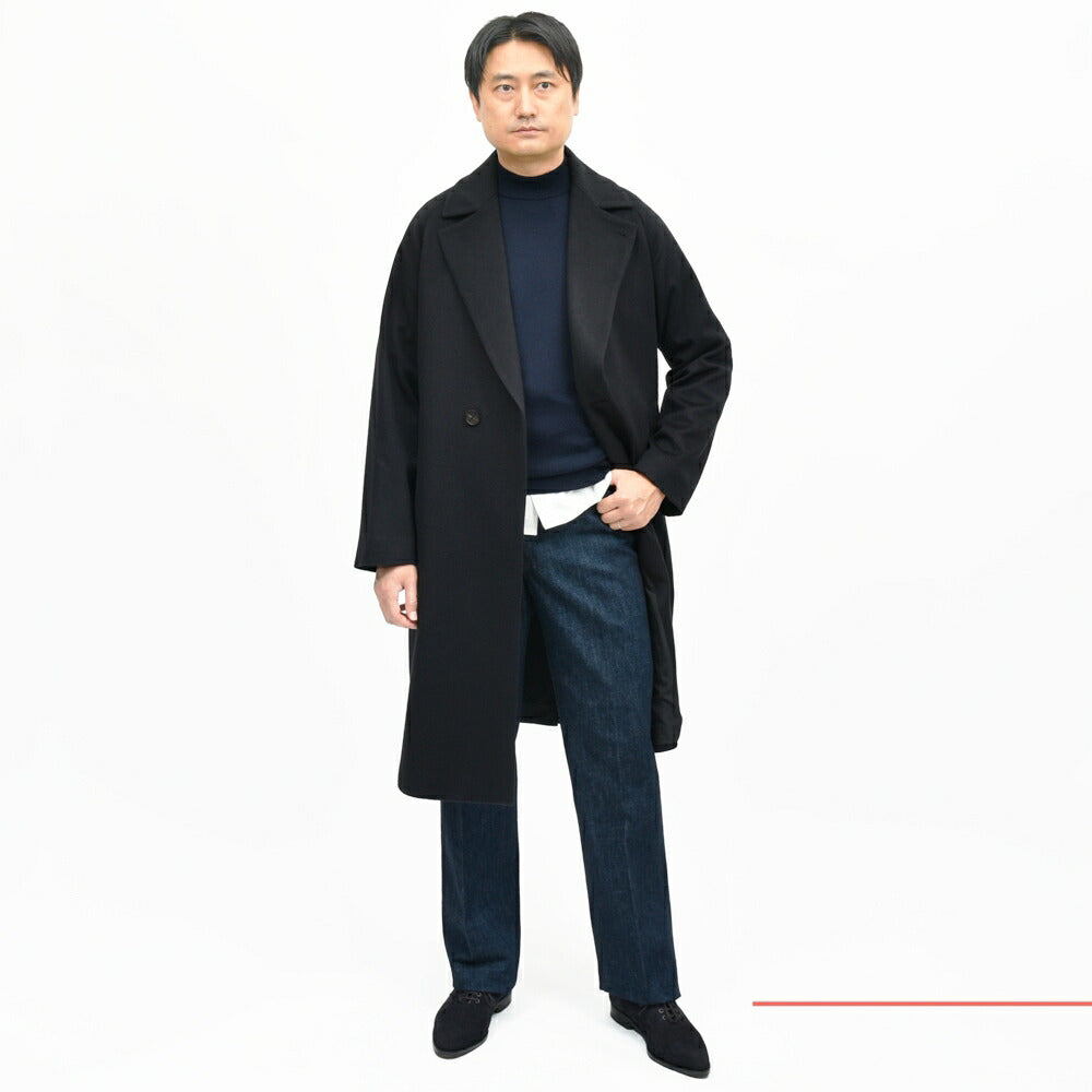 Hevo(イーヴォ) SURBOスルボ カシミアフランネル1Bセミダブルコート SURB840 14152007109