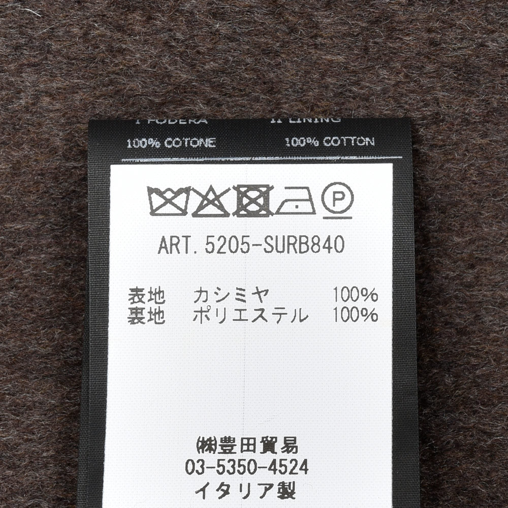 Hevo(イーヴォ) SURBOスルボ カシミアフランネル1Bセミダブルコート SURB840 14152007109