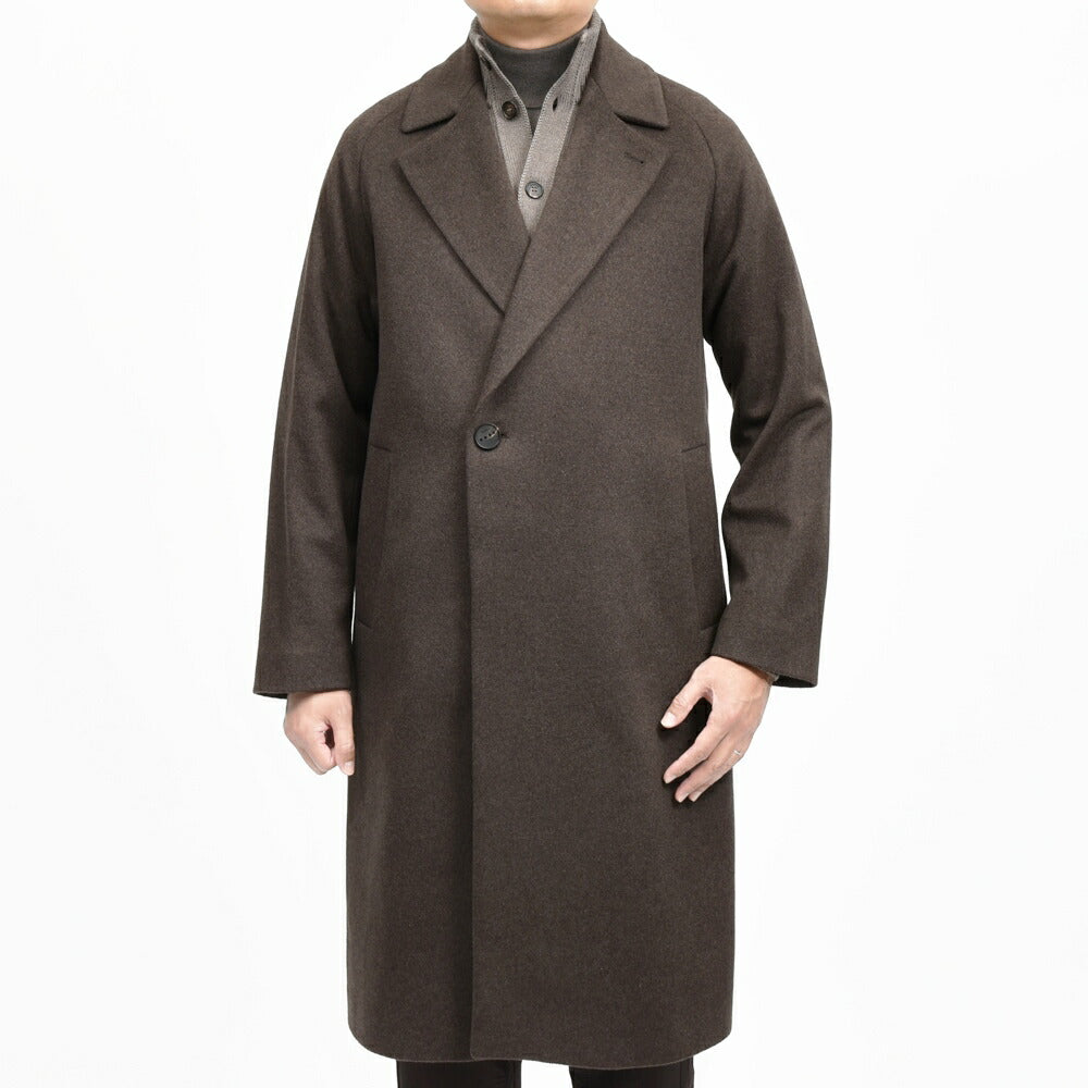 Hevo(イーヴォ) SURBOスルボ カシミアフランネル1Bセミダブルコート SURB840 14152007109