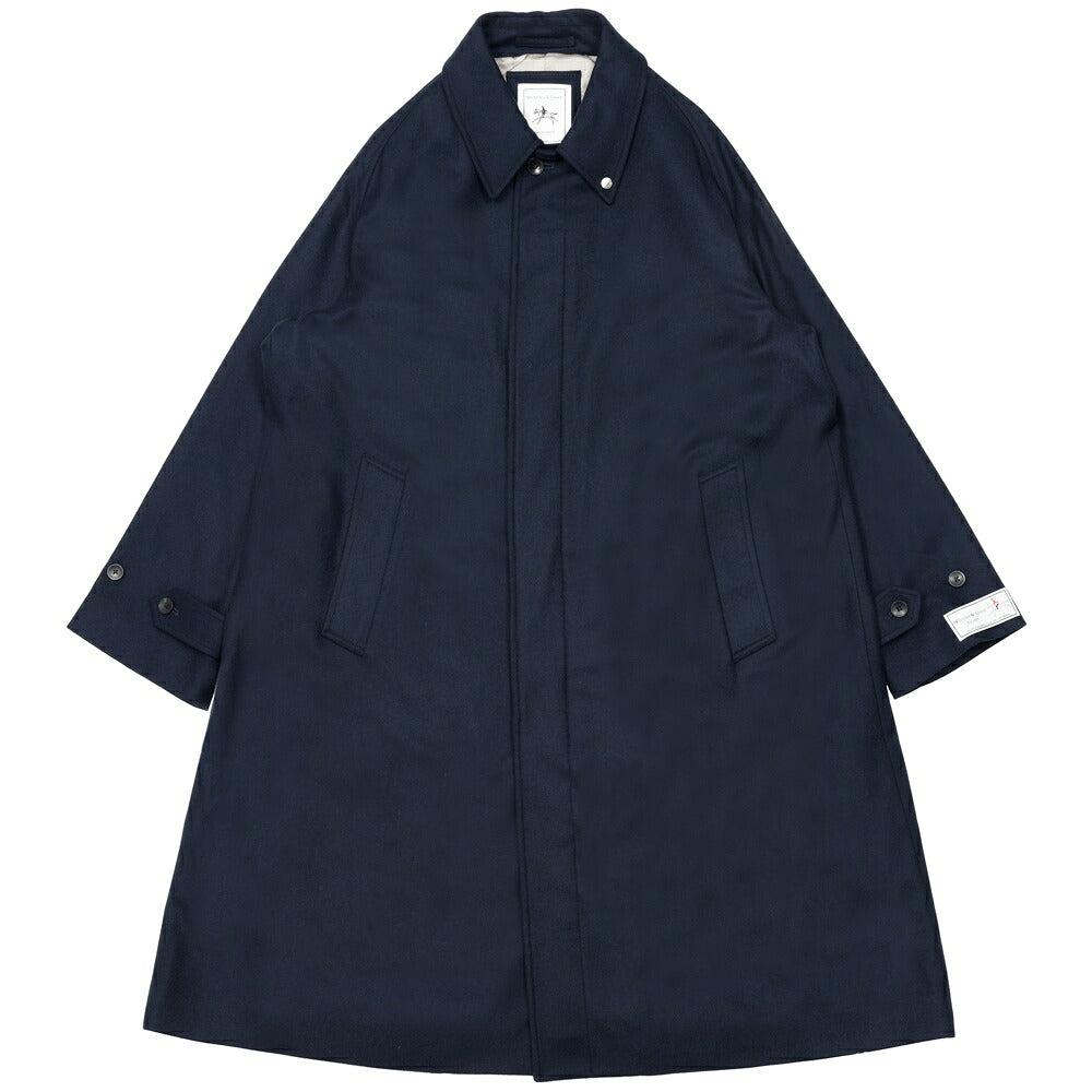 Whiteley&Green(ホワイトリー アンド グリーン)HUDDERSFIELD ウールカシミアフランネルバルカラーコート 14162001059