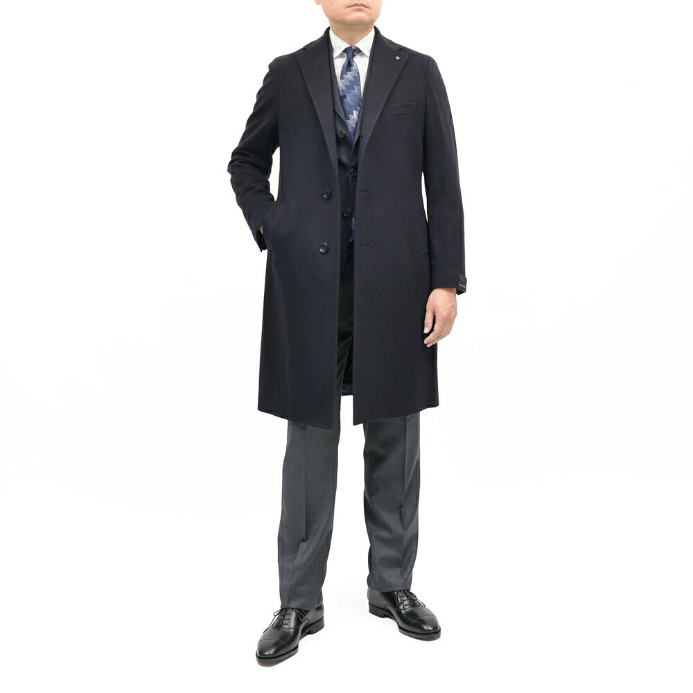 TAGLIATORE(タリアトーレ)ウールカシミアフランネルチェスターフィールドコート C-GUJI13X/350001 14162013054