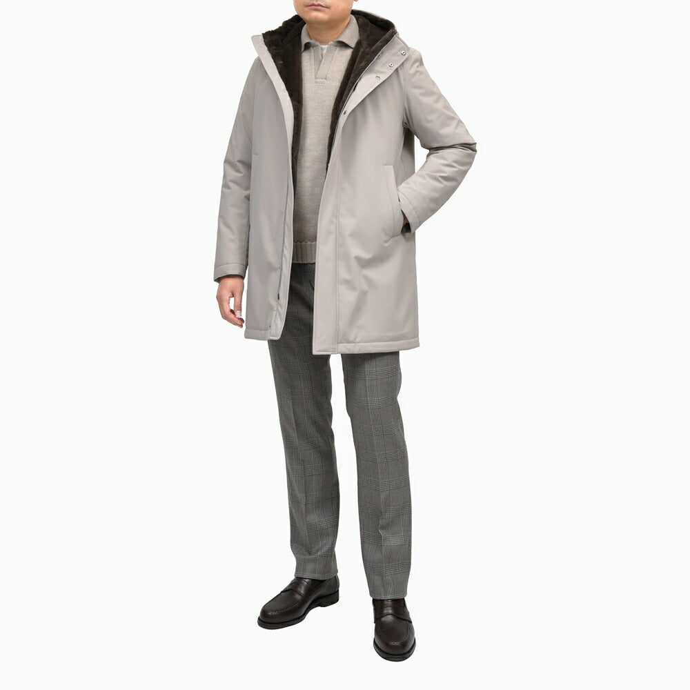 HERNO(ヘルノ)ウォーターレペレントポリエステルツイルパデッドフーディーコート PA000190U-12923 14166000132