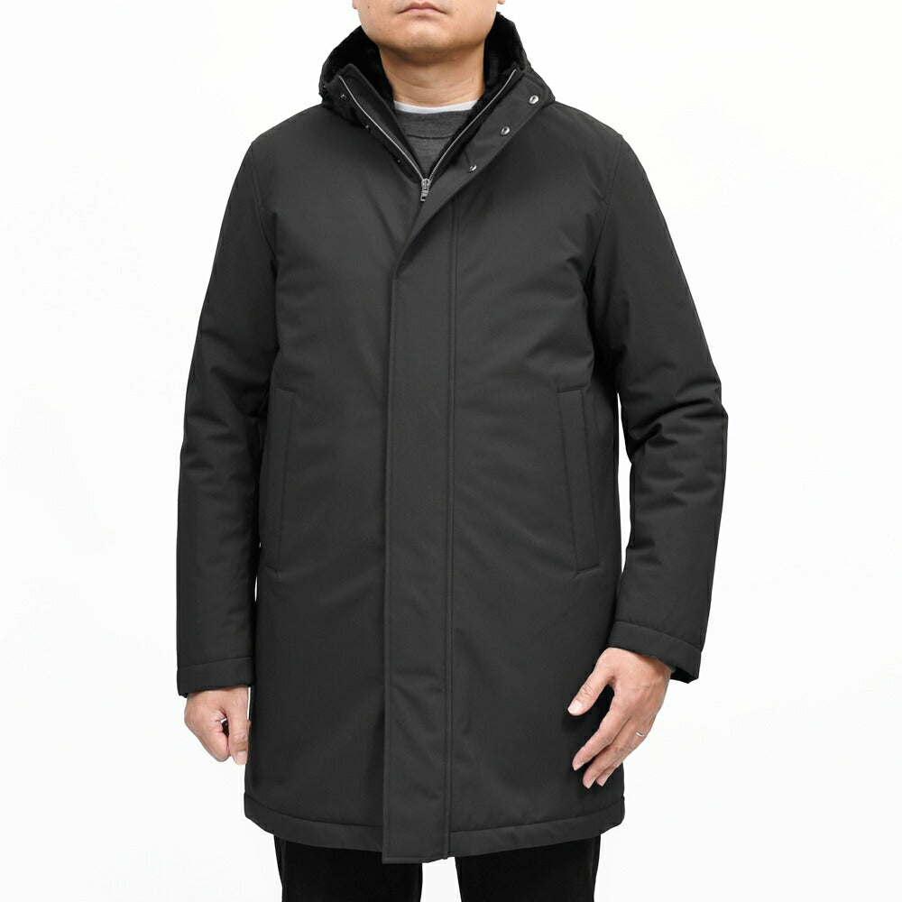 HERNO(ヘルノ)ウォーターレペレントポリエステルツイルパデッドフーディーコート PA000190U-12923 14166000132