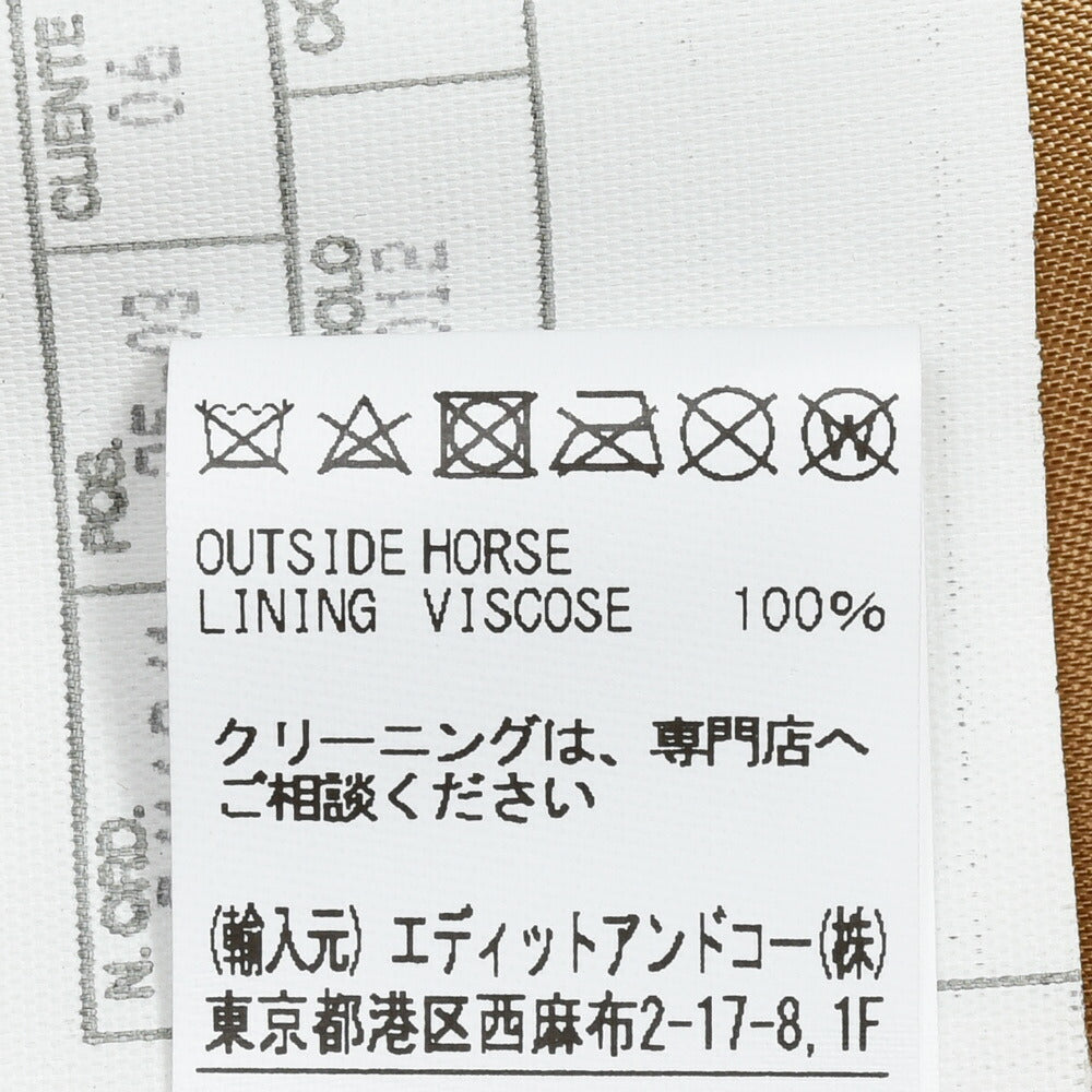 Cinquanta(チンクアンタ) ホースレザーカーコート R706 14252004146