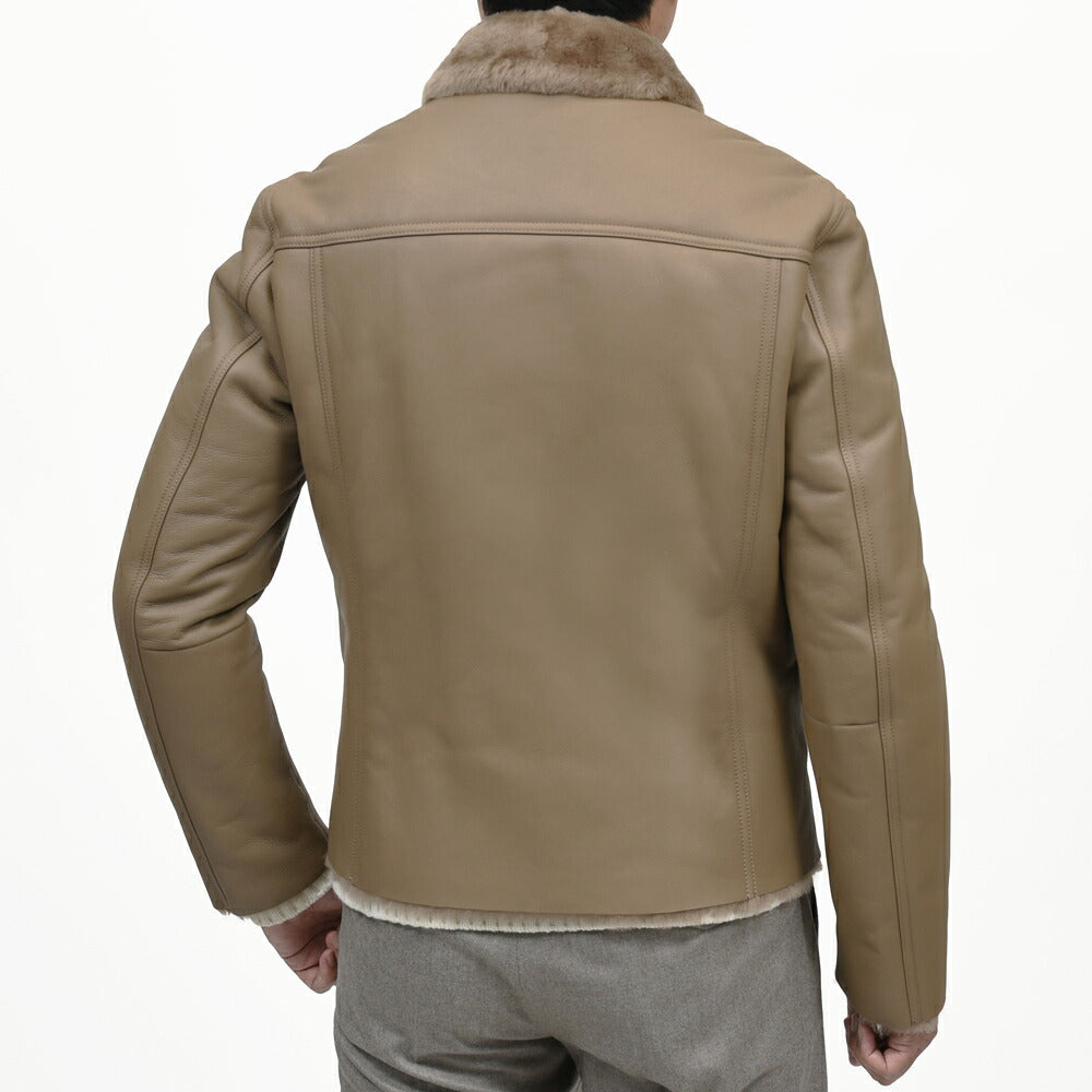 ALTACRUNA(アルタクルーナ)<br>ムートンレザーショートブルゾン 84759/AE0714 14262000059