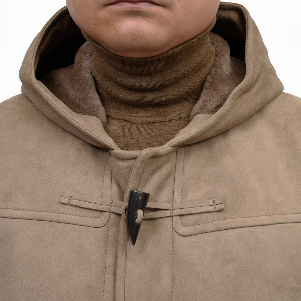 ALTACRUNA(アルタクルーナ)<br>ムートンスエードダッフルコート 85907/AD0946 14262001059