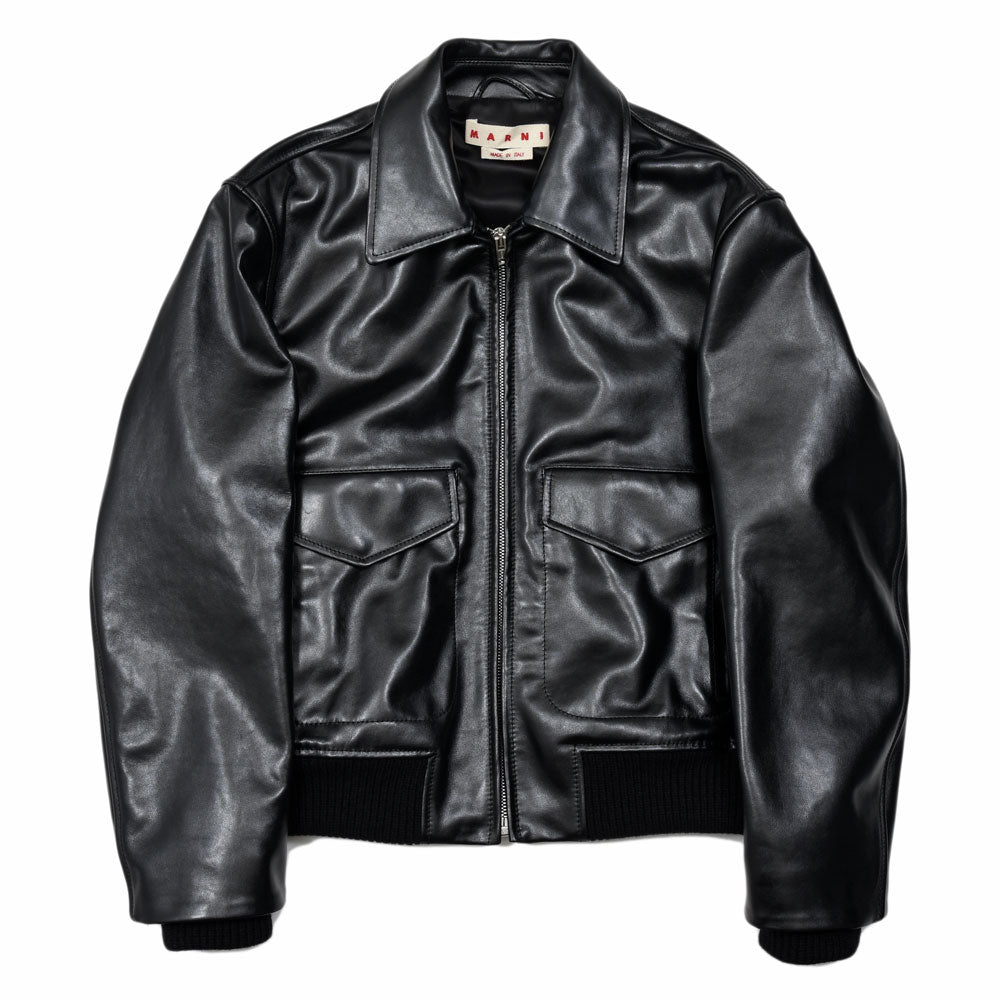 MARNI(マルニ) レザーフライトジャケット JUMY0218LQ ULV895 14262400138