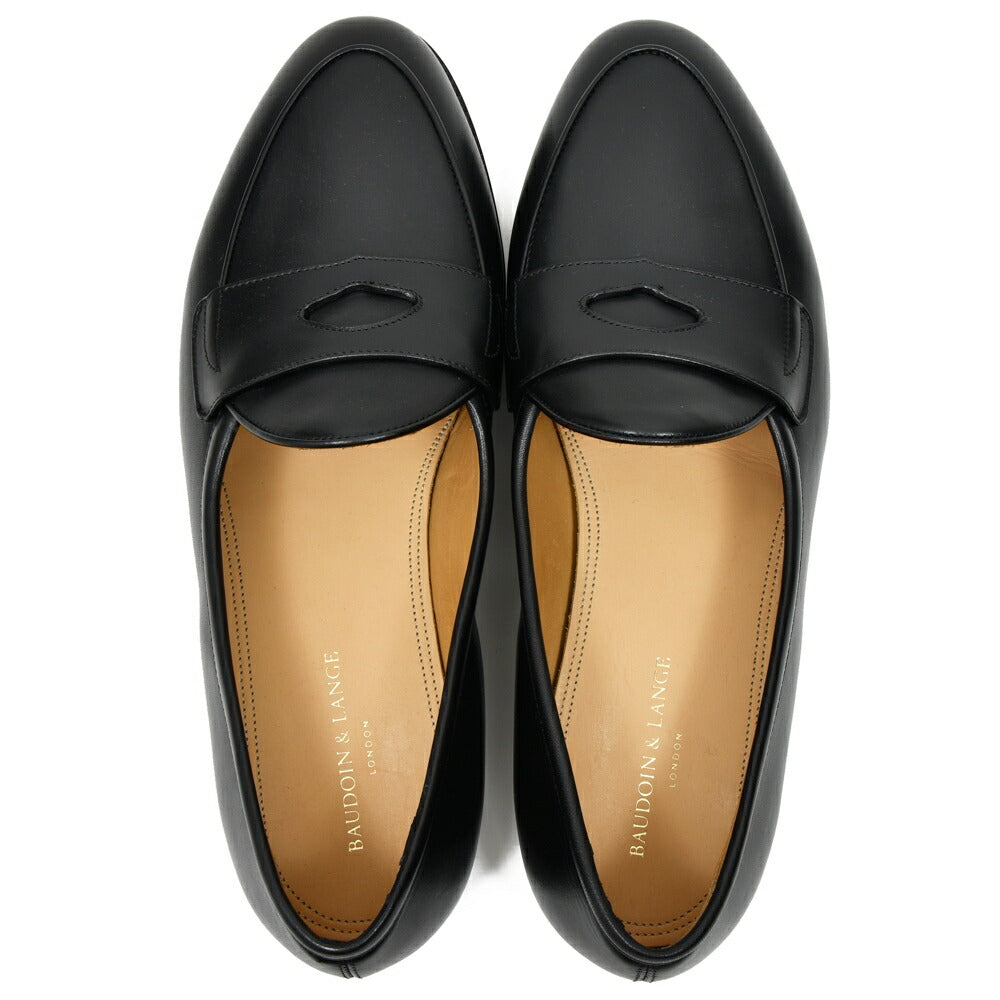 BAUDOIN & LANGE(ボードイン アンド ランジ) カーフレザーペニーローファー GRAND FLEURUS PENNY LOAFERS 15052001052