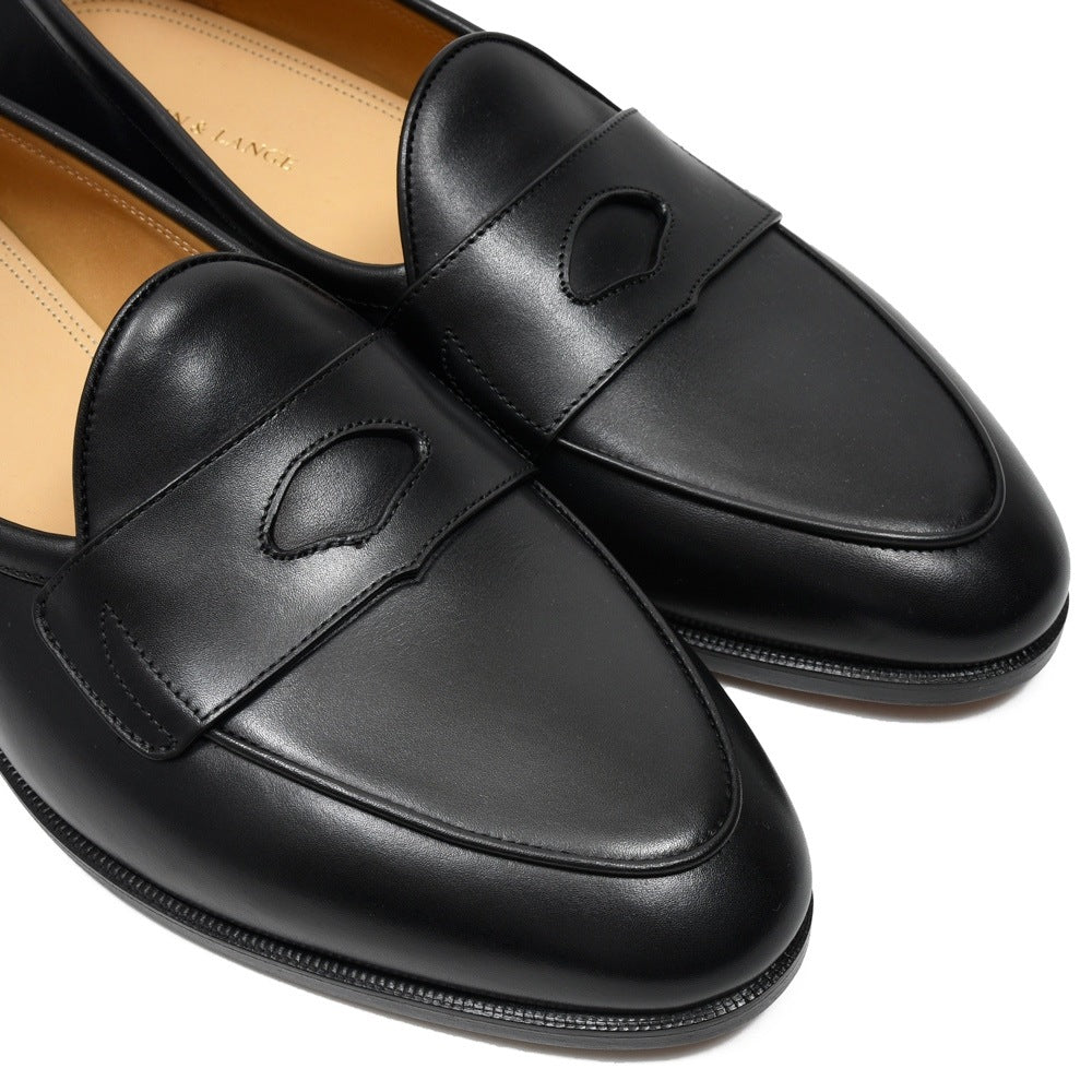 BAUDOIN & LANGE(ボードイン アンド ランジ) カーフレザーペニーローファー GRAND FLEURUS PENNY LOAFERS 15052001052