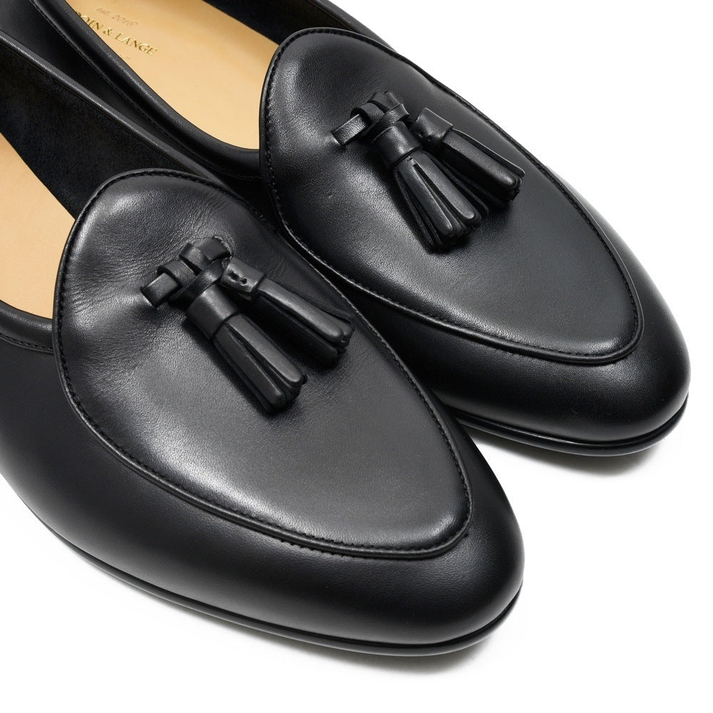 BAUDOIN & LANGE(ボードイン アンド ランジ) カーフレザータッセルローファー SAGAN CLASIC TASSELS(ラバーソール)245-59501 15061001052