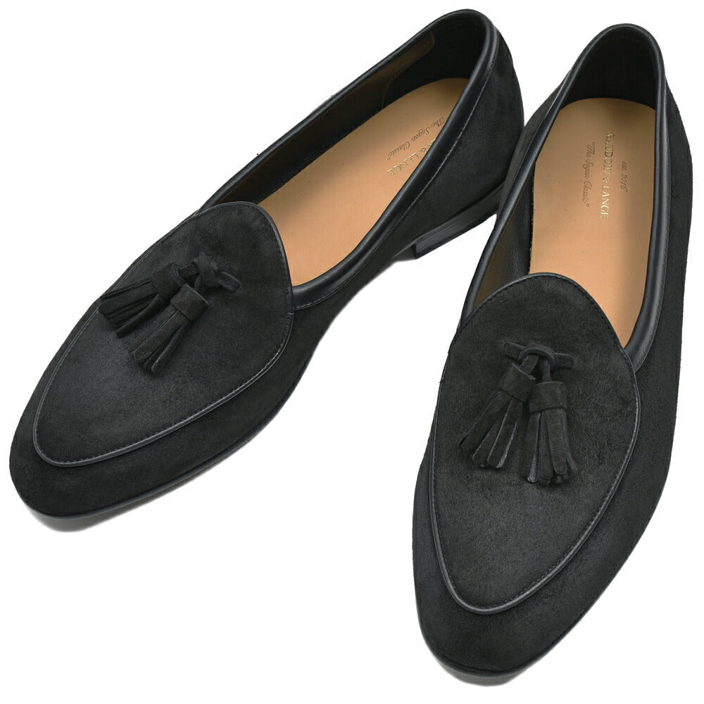 BAUDOIN & LANGE(ボードイン アンド ランジ) ラムスエードタッセルローファー SAGAN CLASSIC TASSELS(ラバーソール)245-59502 15061002052