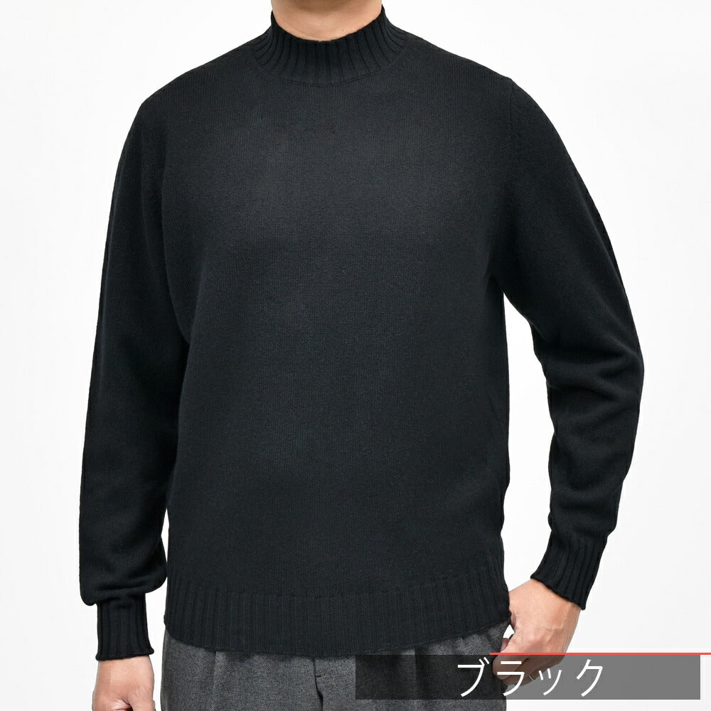 FILIPPO DE LAURENTIIS(フィリッポ デ ローレンティス) 7ゲージウールカシミアモックネックニット LU3ML32 16052005109