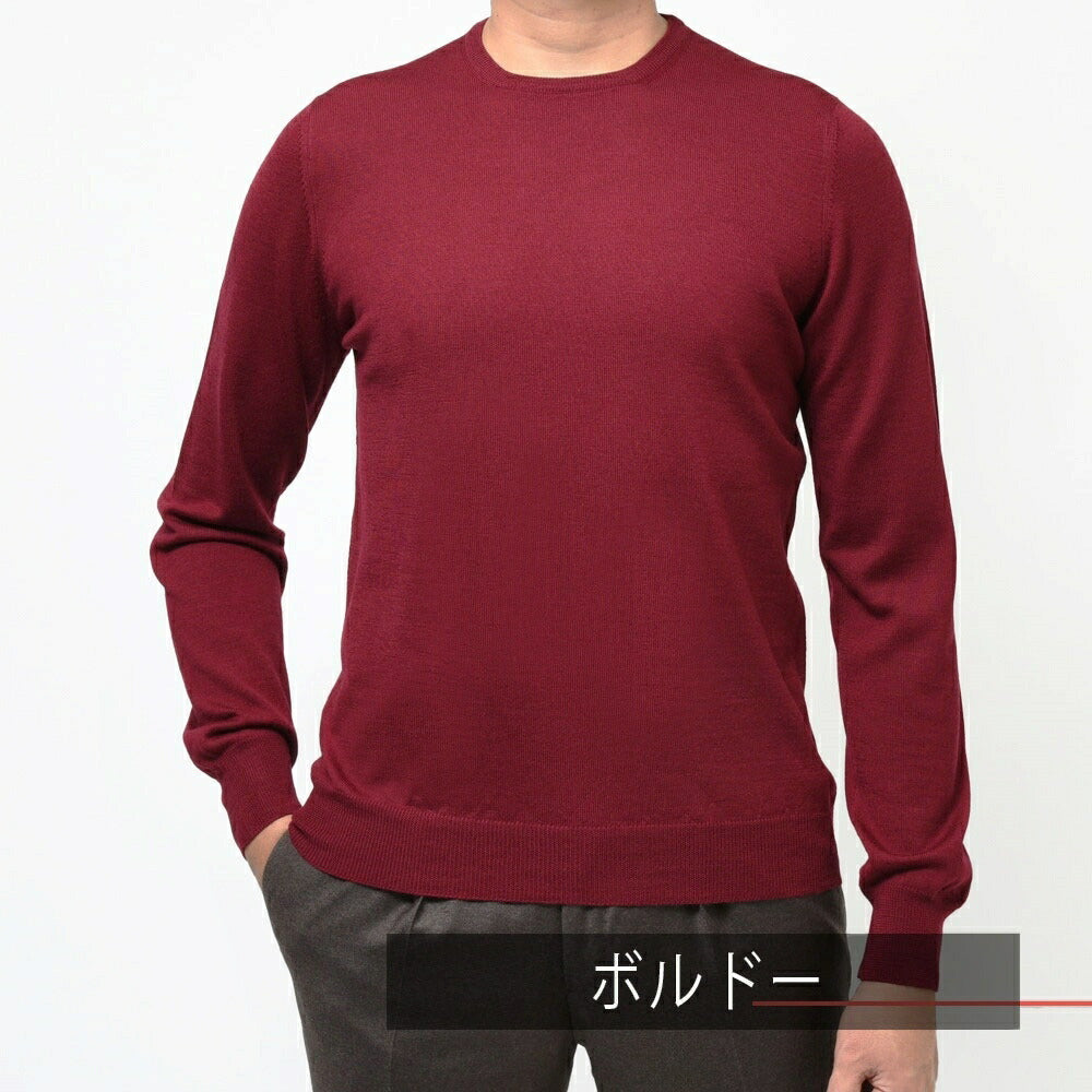 GRAN SASSO(グランサッソ) 12ゲージウールクルーネックニット 55167/14290 16052008035