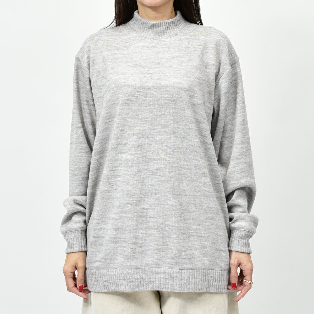 AMBELL(アンベル) KEY PIECE アクリルウールメランジモックネックニット 00123 genderless 16052700163