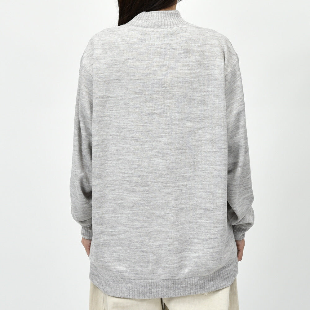 AMBELL(アンベル) KEY PIECE アクリルウールメランジモックネックニット 00123 genderless 16052700163