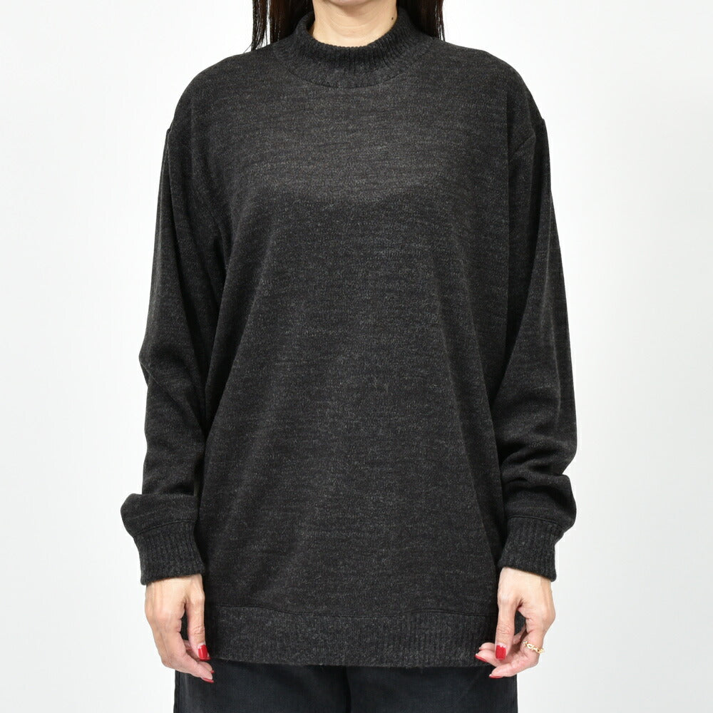 AMBELL(アンベル) KEY PIECE アクリルウールメランジモックネックニット 00123 genderless 16052700163