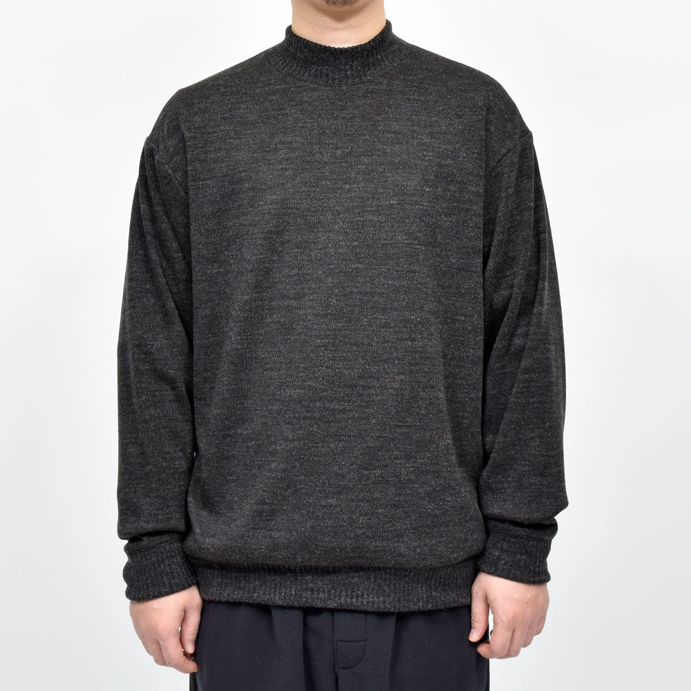 AMBELL(アンベル) KEY PIECE アクリルウールメランジモックネックニット 00123 genderless 16052700163