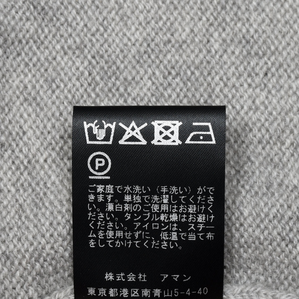 SEASE(シーズ) POLO COARSEHAIR ハイゲージカシミアスキッパーニットポロ SE252UAKP040XG053 16056000039