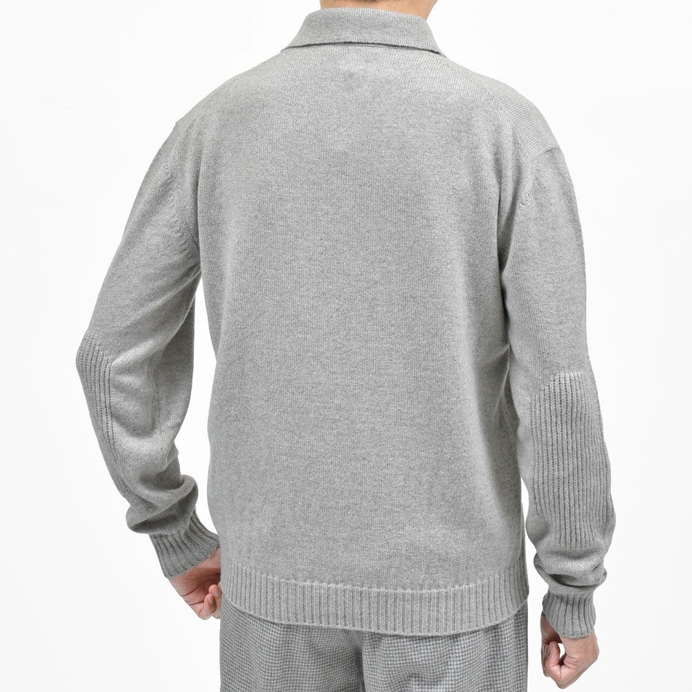 SEASE(シーズ) POLO COARSEHAIR ハイゲージカシミアスキッパーニットポロ SE252UAKP040XG053 16056000039
