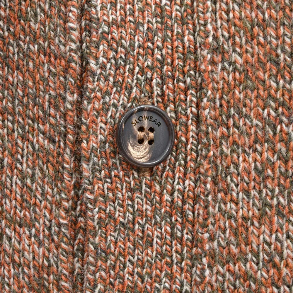 ZANONE(ザノーネ) 5ゲージメランジウールスタンドカラーニットカーディガン CHIOTO/SLIM FIT/810130/ZN233/45601(M) 16056300052