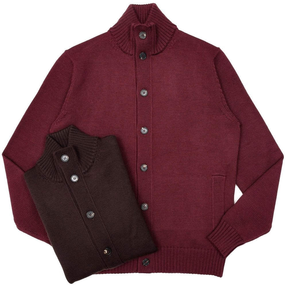 ZANONE(ザノーネ) 5ゲージウールスタンドカラーニットカーディガン CHIOTO/SLIM FIT/810130/ZR229/45602(M) 16056307052