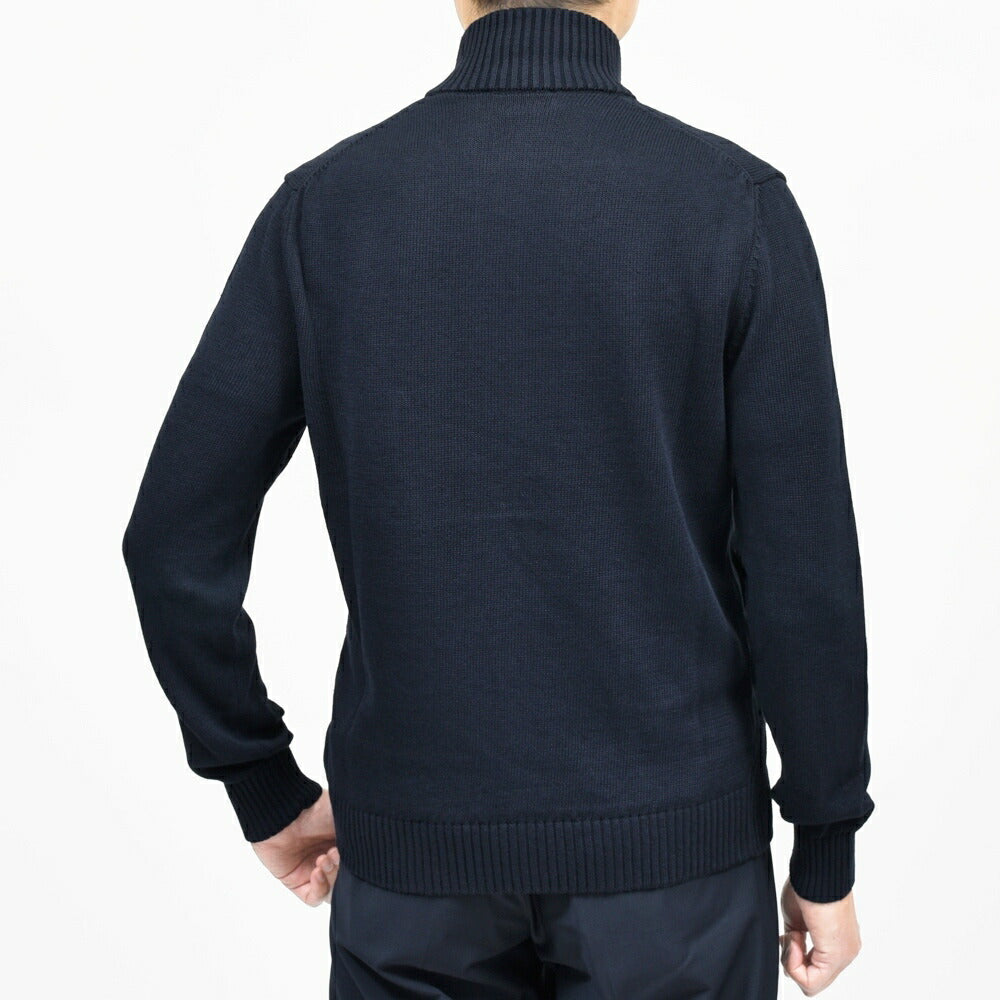 ZANONE(ザノーネ) 7ゲージリネンコットンスタンドカラーニットカーディガン CHIOTO/SLIM FIT/810150/Z1337/55601 16061000052