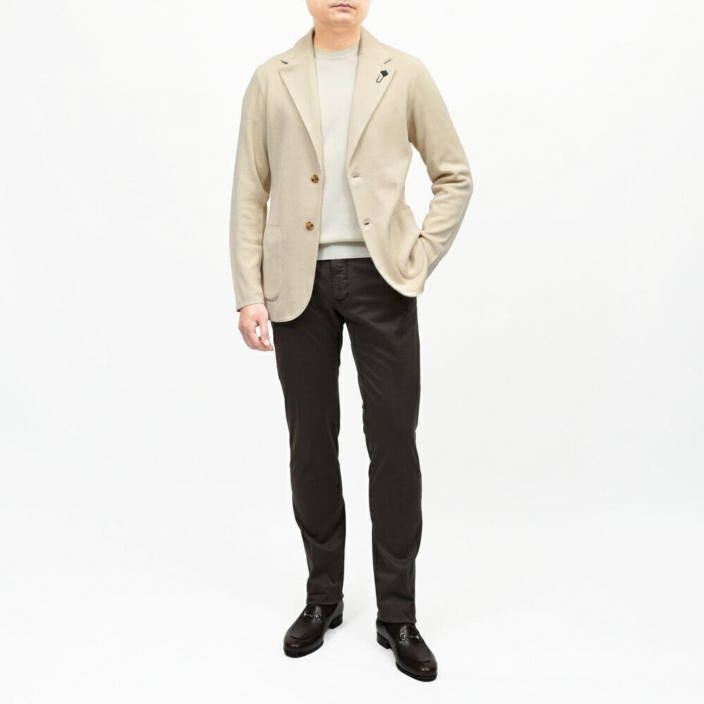 LARDINI(ラルディーニ) コットンミラノリブニットジャケット JCNCJLJM56/CN66003 16061001109