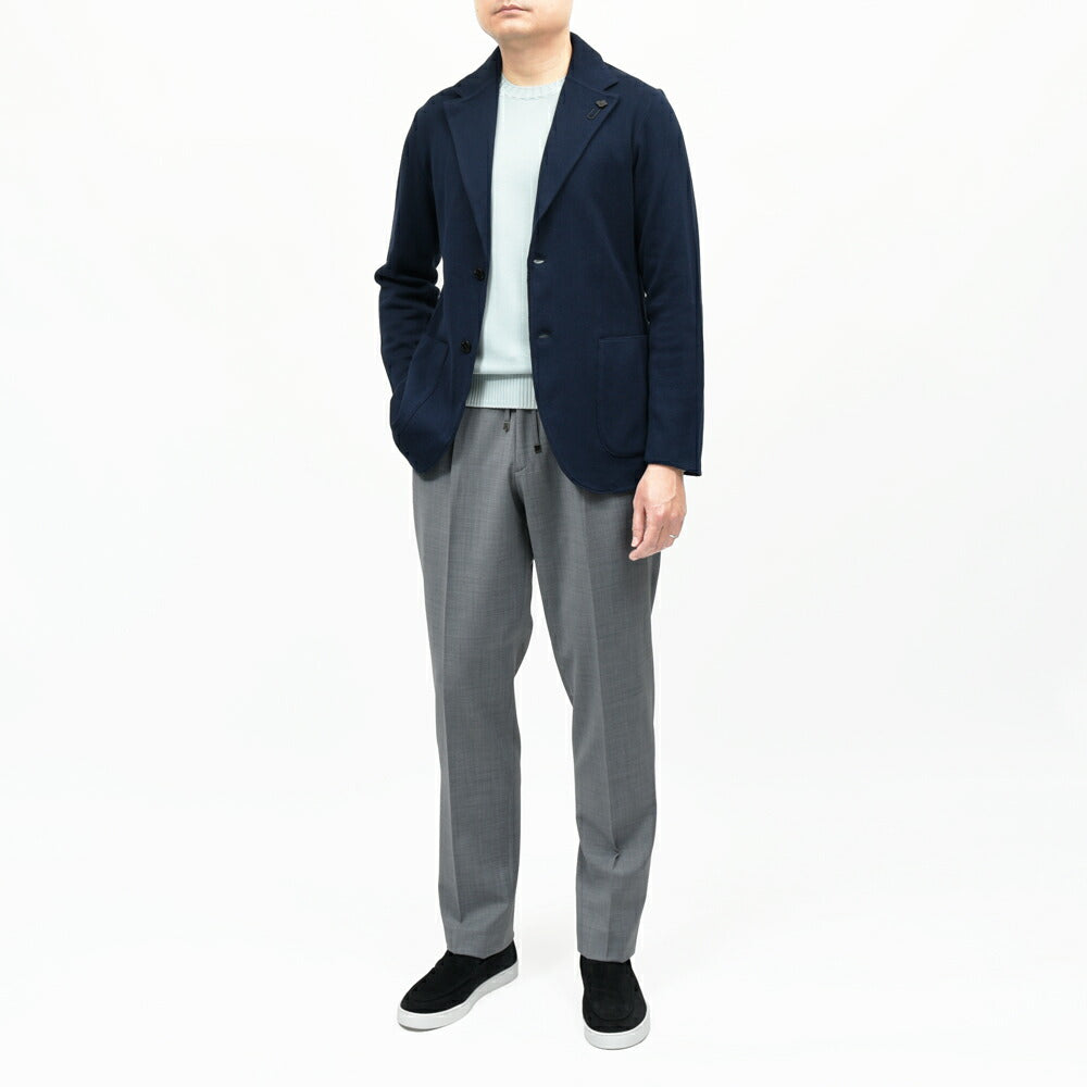 LARDINI(ラルディーニ) コットンミラノリブニットジャケット JCNCJLJM56/CN66003 16061001109