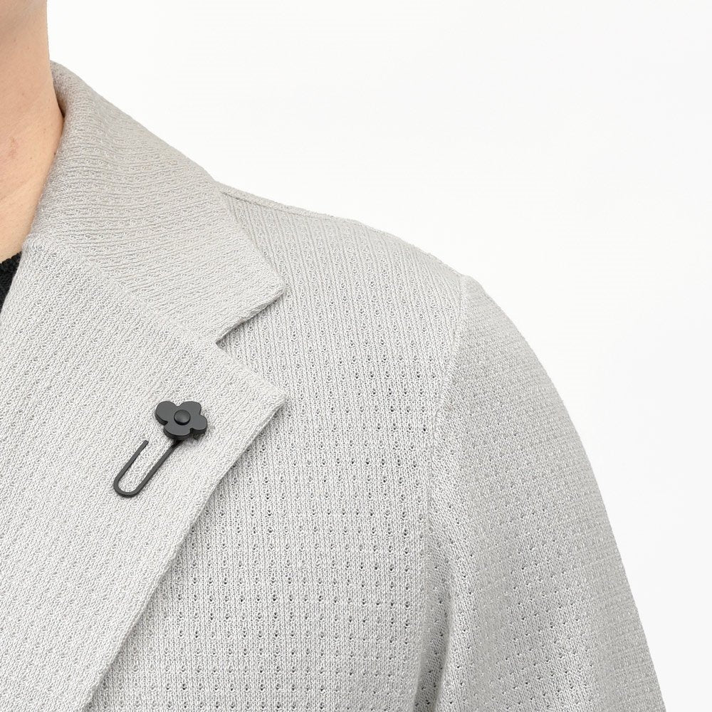 LARDINI(ラルディーニ) リネンコットンメッシュニットジャケット CNCJLJM56/PA66006 16061005109