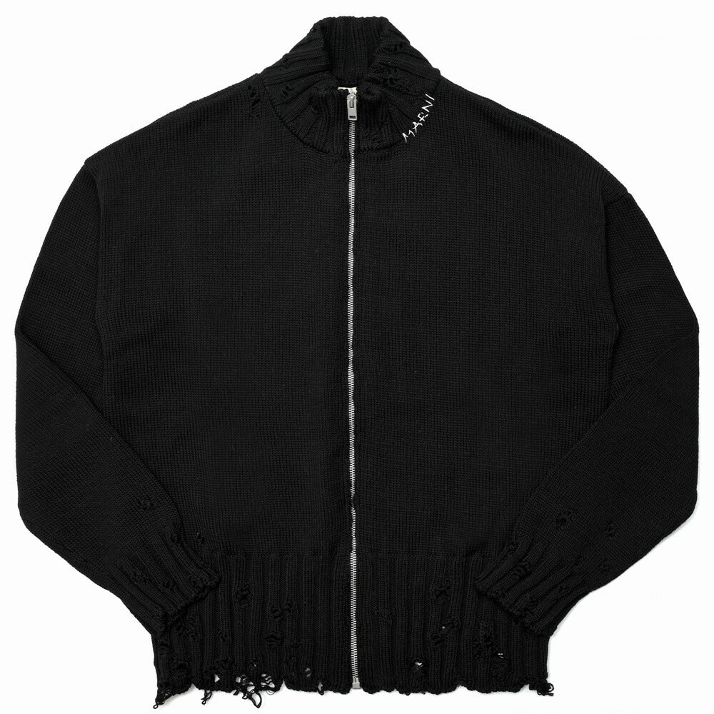 MARNI(マルニ) コットンダメージジップニット CDMG0188A0 UFC652 16061400138