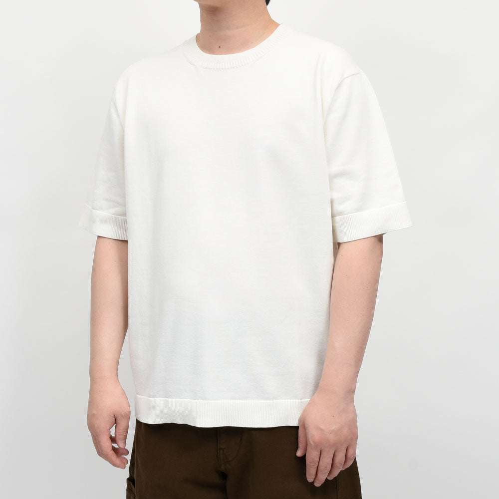 AMBELL(アンベル) KEY PIECE コットンシルククルーネックS/Sニット 00133 16061401163