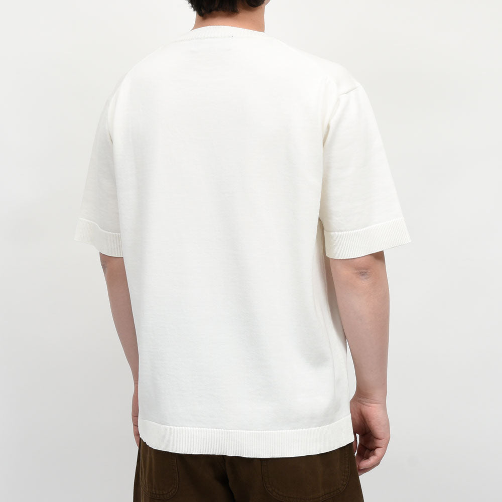 AMBELL(アンベル) KEY PIECE コットンシルククルーネックS/Sニット 00133 16061401163