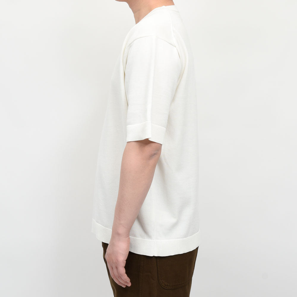 AMBELL(アンベル) KEY PIECE コットンシルククルーネックS/Sニット 00133 16061401163