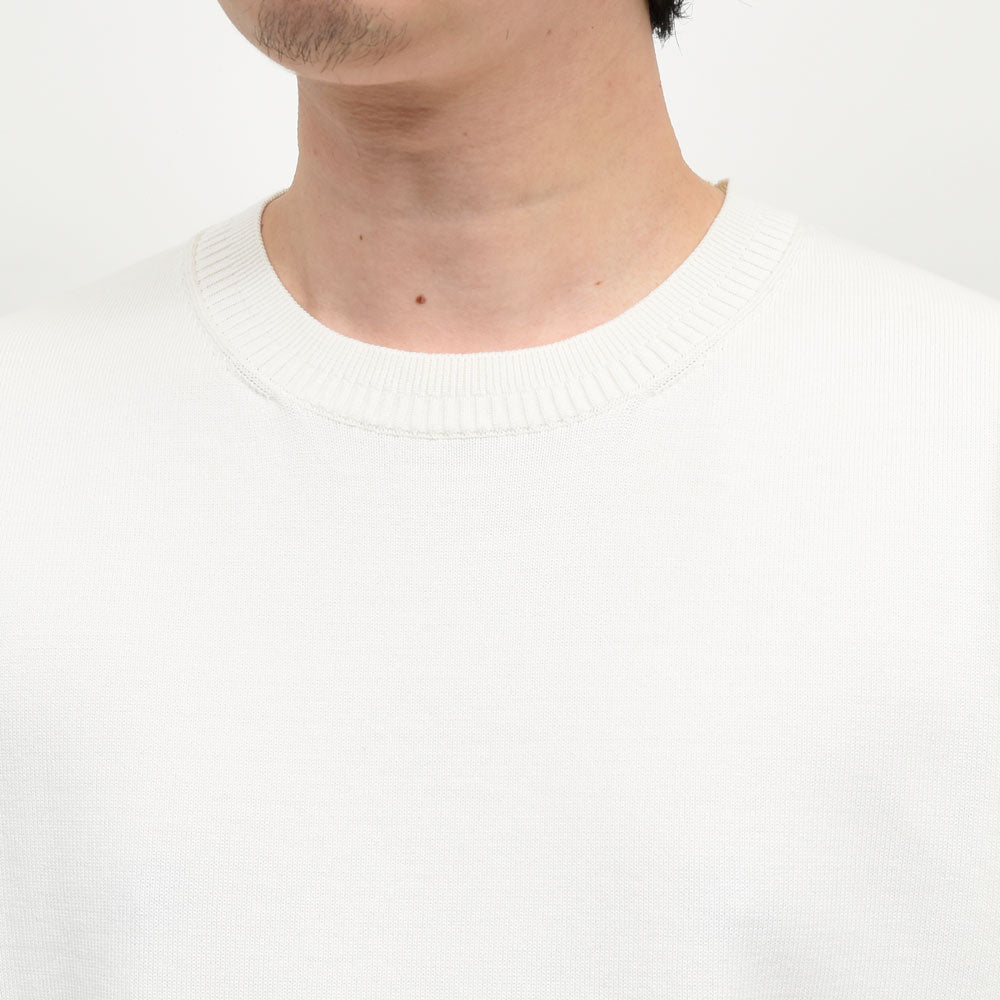 AMBELL(アンベル) KEY PIECE コットンシルククルーネックS/Sニット 00133 16061401163