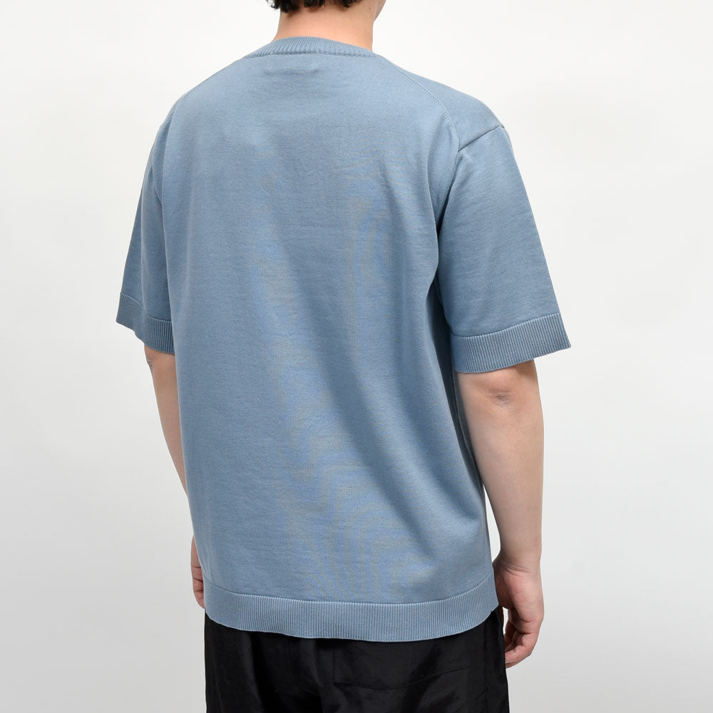 AMBELL(アンベル) KEY PIECE コットンシルククルーネックS/Sニット 00133 16061401163