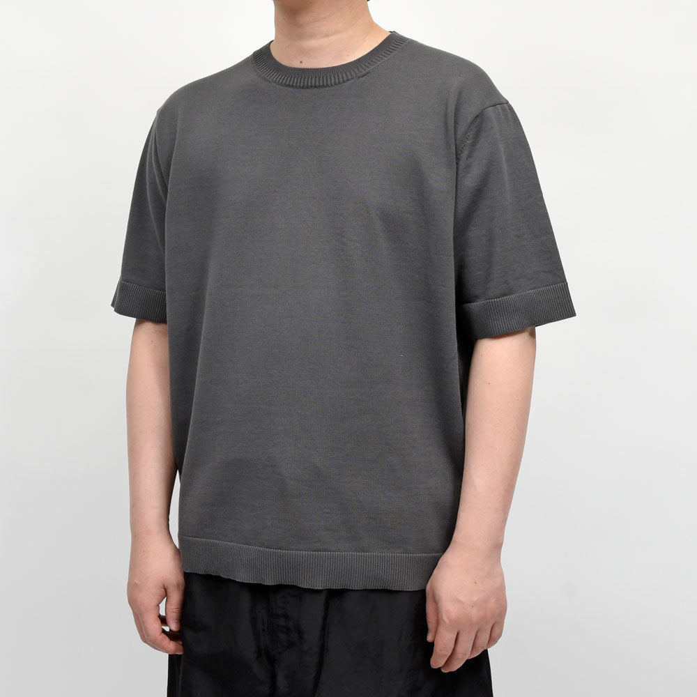 AMBELL(アンベル) KEY PIECE コットンシルククルーネックS/Sニット 00133 16061401163