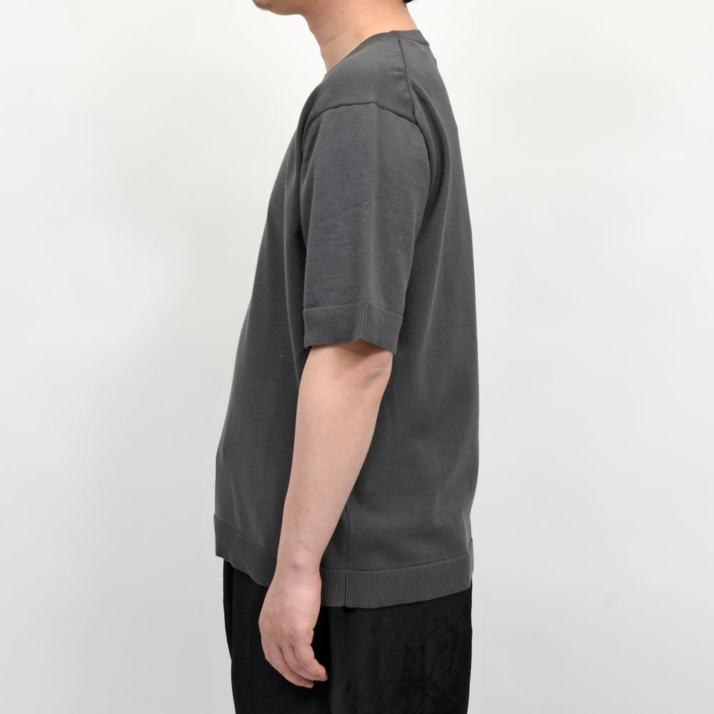 AMBELL(アンベル) KEY PIECE コットンシルククルーネックS/Sニット 00133 16061401163