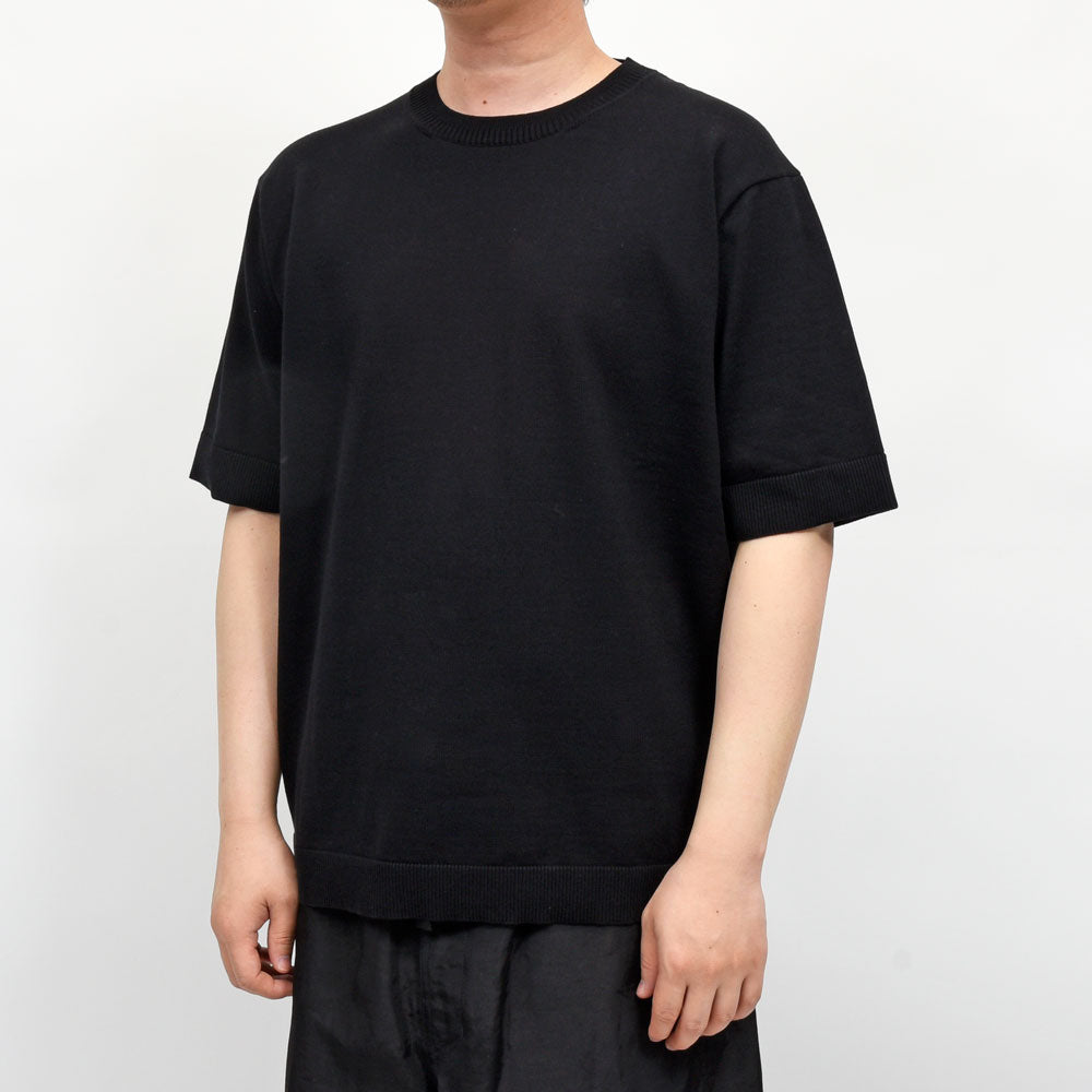 AMBELL(アンベル) KEY PIECE コットンシルククルーネックS/Sニット 00133 16061401163