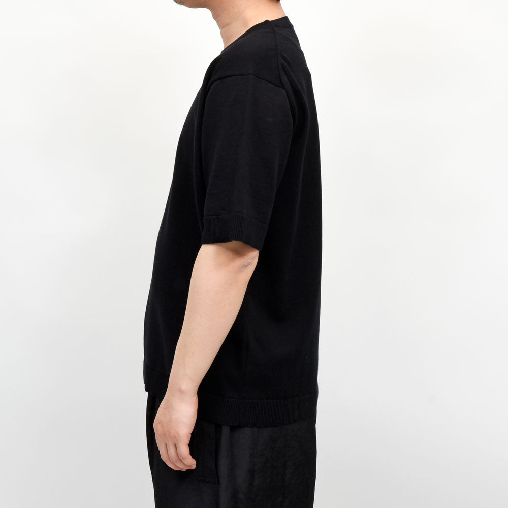 AMBELL(アンベル) KEY PIECE コットンシルククルーネックS/Sニット 00133 16061401163
